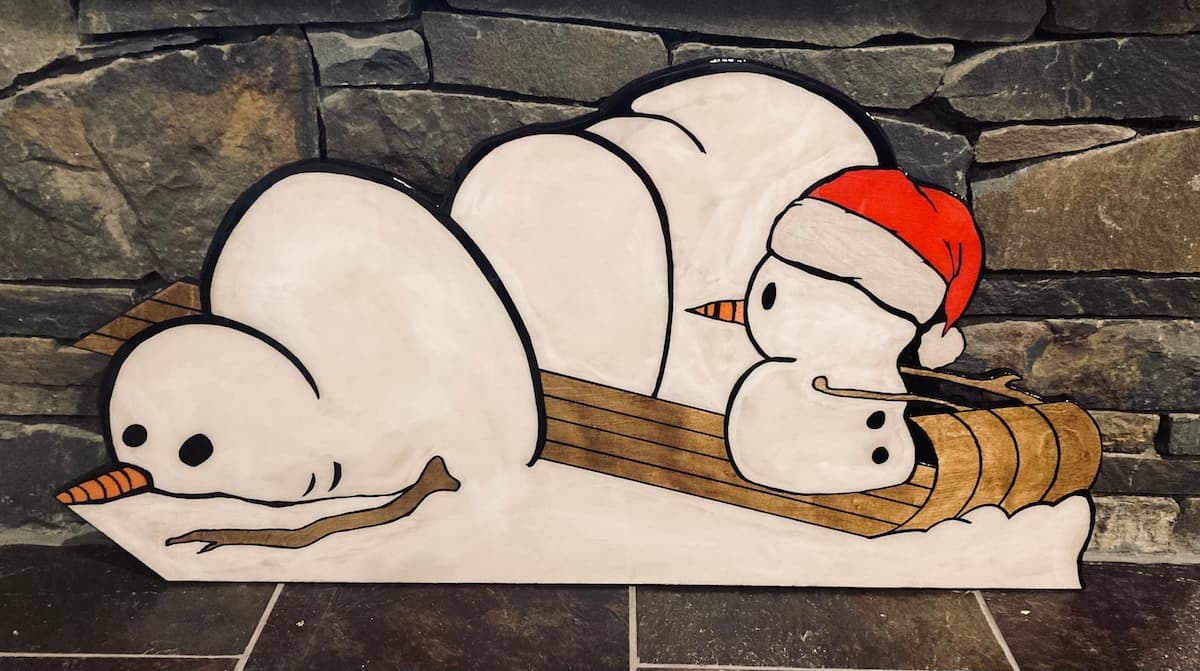 Calvin's Snowmen: Sled 2