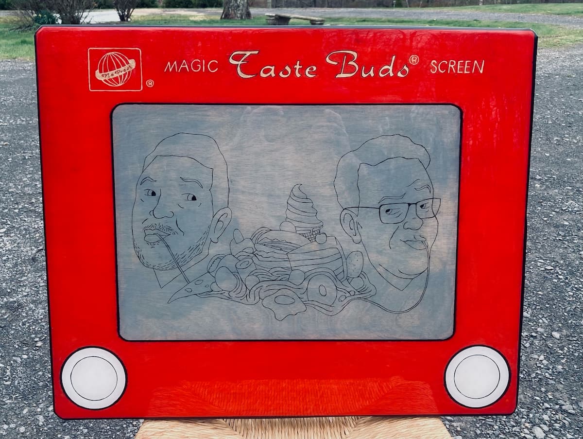 Taste Buds Etch-A-Sketch